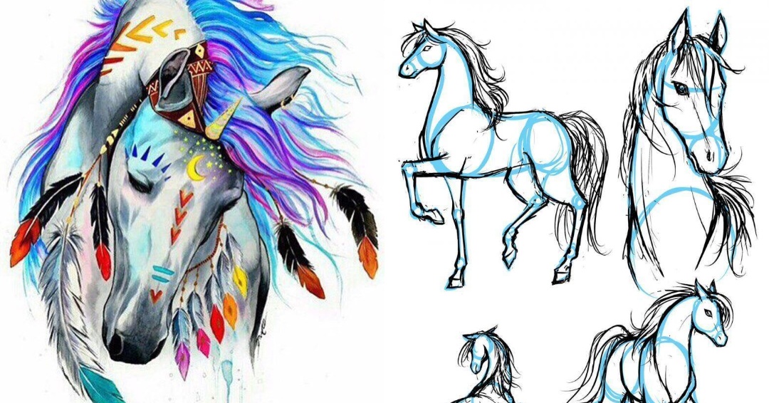 Нарисовать лошадь или единорога поэтапно: детальная инструкция как рисовать карандашом для начинающих